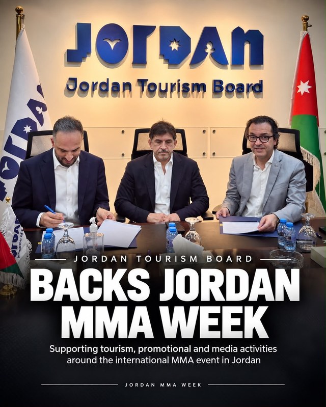 Jordan MMA Week is taking shape. 🇯🇴 