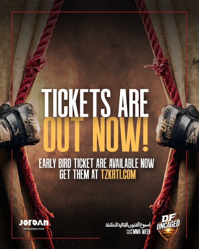 Early Bird tickets for DF UNCAGED are now live. 🔥🥊